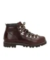 Paraboot Round Toe Hiking Boots In Black