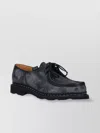 Paraboot Round Toe Lace-up Shoes With Rubber Sole