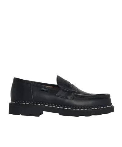 Paraboot Round-toe Loafers In Animal Print
