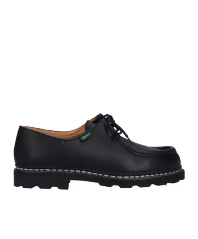 Paraboot Round-toe Loafers In Black