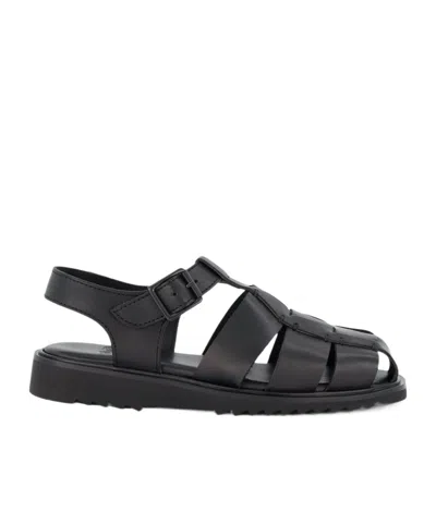 Paraboot Round-toe Sandals In Black
