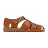 Paraboot Pacific Buckle-fastening Sandals In Brown