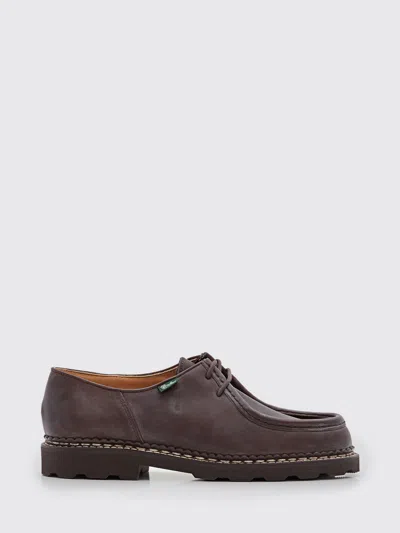Paraboot Michael Leather Derby Shoes In Gold