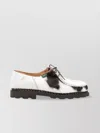 Paraboot Stitched Round Toe Derby Shoes In White
