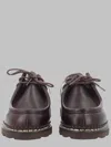 Paraboot Stringata Michael Smooth Polished Shoes In Brown