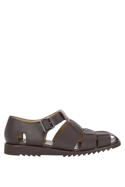Paraboot Stylish Men's Flat Shoes For Every Occasion In Brown