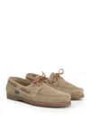 Paraboot Barth Suede Leather Loafers In Beige