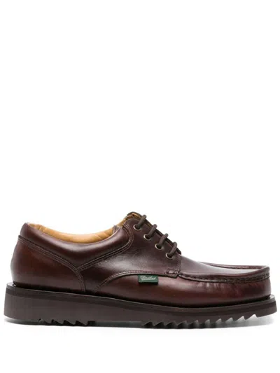 Paraboot Thiers Smooth Leather Boat Shoes