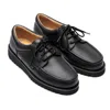 Paraboot Thiers Sport Shoe Black Leather In Black