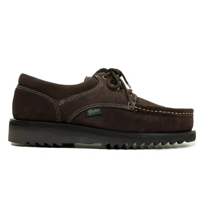 Paraboot Thiers Sport Shoe Brown Velvet In Multi