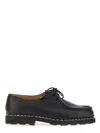 Paraboot Michael Smooth Leather Derbies Shoes In Black