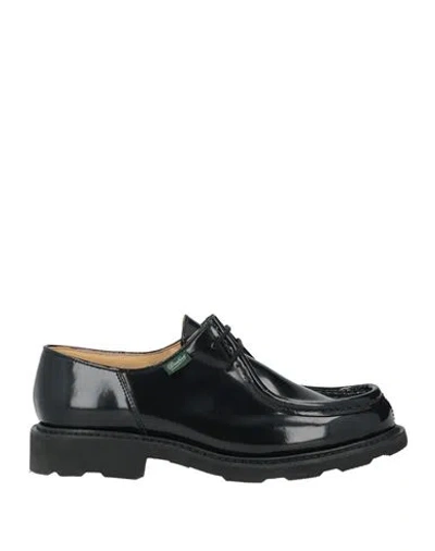 Paraboot Woman Lace-up Shoes Black Size 9 Leather