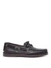 Paraboot Luxurious Deer Leather Flat Shoes For Men In Brown