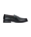 Paraboot Polished Leather Loafers With Penny Slot Design
