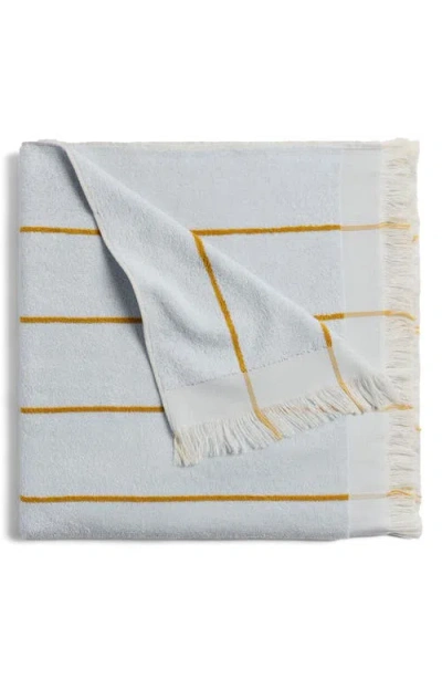 Parachute Bayside Stripe Beach Towel In White