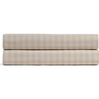 Parachute Brushed Cotton Fitted Sheet In Brown