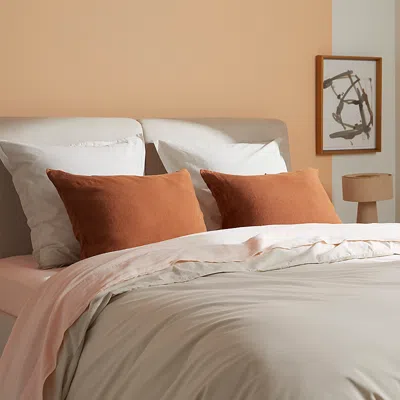 Parachute Brushed Cotton Flat Sheet, Full/queen In Brown