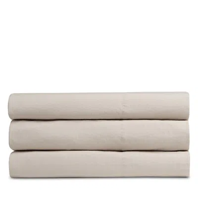 Parachute Brushed Cotton Flat Sheet, King/california King In Brown