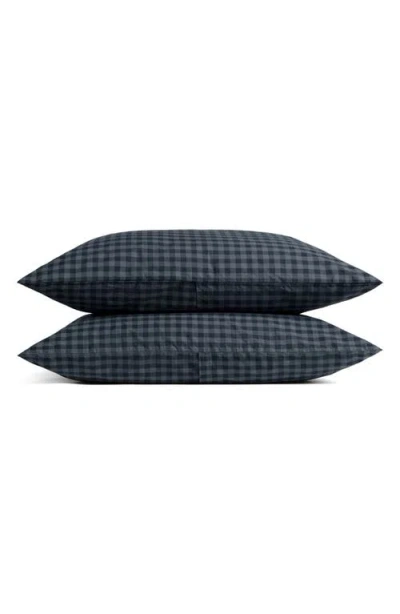 Parachute Brushed Cotton Pillowcase Set In Blue