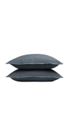 Parachute Brushed Cotton Sham Set In Navy
