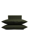 Parachute Brushed Cotton Sheet Set In Green