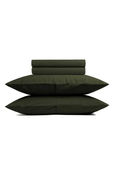 Parachute Brushed Cotton Sheet Set In Green