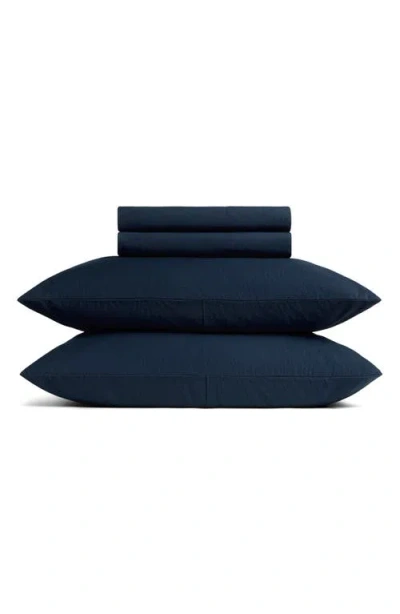 Parachute Brushed Cotton Sheet Set In Ink