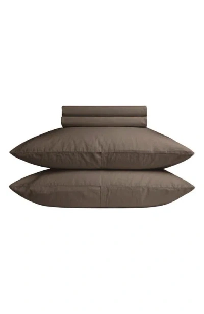 Parachute Brushed Cotton Sheet Set In Warm Grey