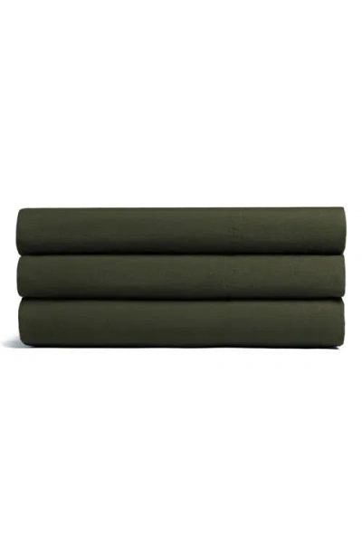 Parachute Brushed Cotton Top Sheet In Evergreen