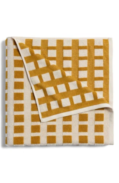Parachute Capri Check Beach Towel In Yellow