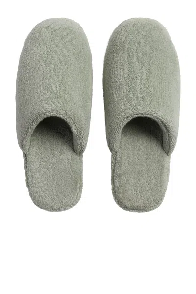 Parachute Classic Plush Slippers In Green