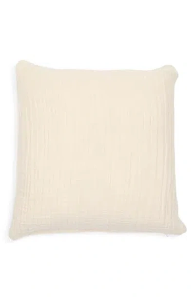 Parachute Cloud Gauze Organic Cotton & Linen Blend Pillow Cover In White
