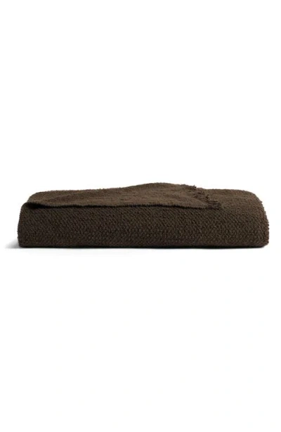 Parachute Cotton Blend Bouclè Throw Blanket (nordstrom Exclusive) In Brown