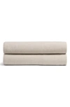 Parachute Cotton Flannel Fitted Sheet In Bone