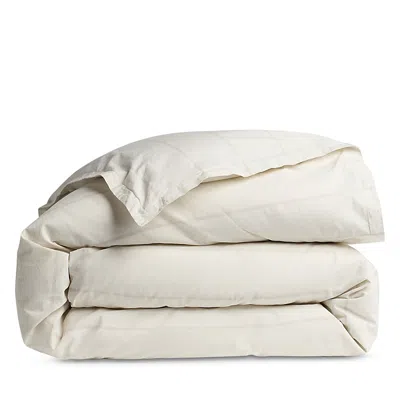 Parachute Egyptian Cotton Percale Duvet Cover, King/california King In White
