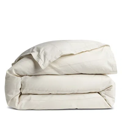 Parachute Egyptian Cotton Percale Duvet Cover, Twin/twin Xl In White