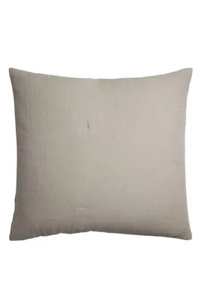 Parachute Everyday Linen Euro Sham In Gray