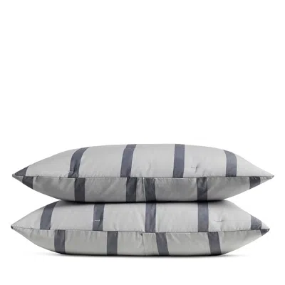 Parachute Field Stripe Standard Sham, Pair In Blue