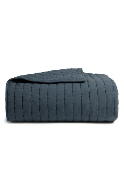 Parachute Garment Dye Channel Quilted Quilt In Multi