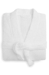Parachute Gender Inclusive Waffle Knit Cotton Robe In White