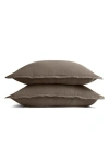 Parachute Heirloom Pillow Shams In Brown
