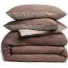 Parachute Honeycomb Duvet & Shams Set In Purple