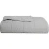Parachute Linen Box Quilt In Coal