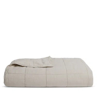 Parachute Linen Box Quilt, King/california King In Neutral