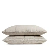 Parachute Linen Box Quilted King Sham, Set Of 2 In Bone