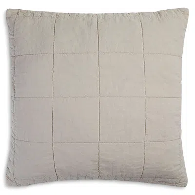 Parachute Linen Box Quilted Sham, Euro In Neutral