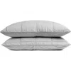 Parachute Linen Box Quilted Sham Set In Coal
