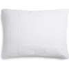 Parachute Linen Box Quilted Sham Set In White