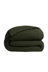 Parachute Linen Duvet Cover In Evergreen
