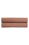 Parachute Linen Fitted Sheet In Brown